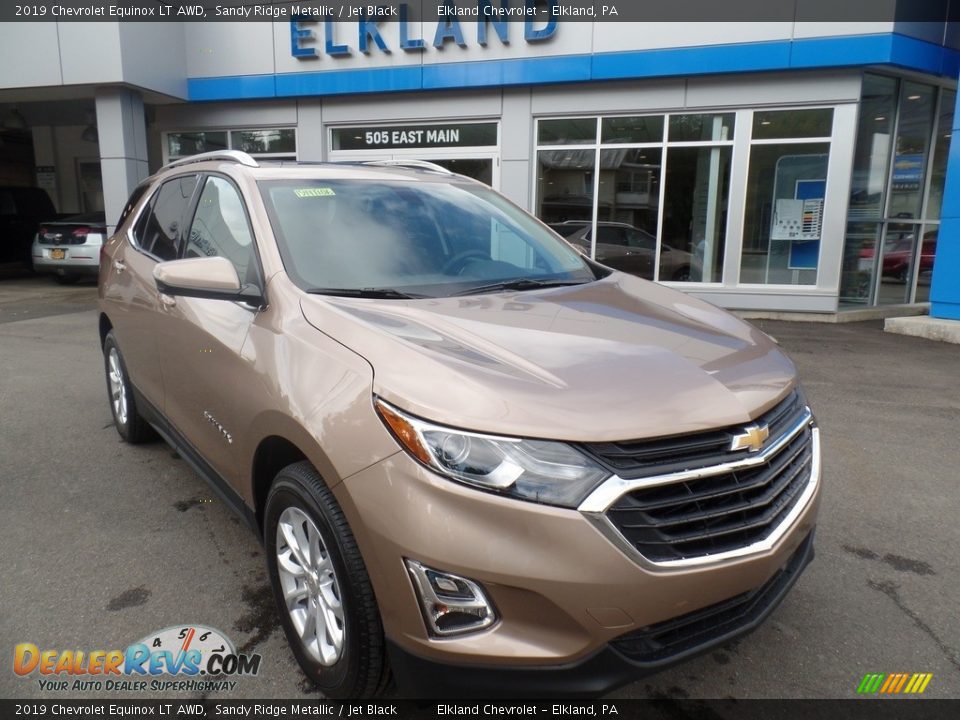 2019 Chevrolet Equinox LT AWD Sandy Ridge Metallic / Jet Black Photo #3