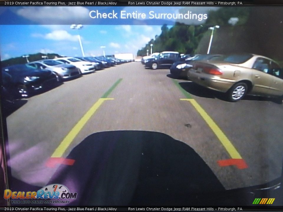 2019 Chrysler Pacifica Touring Plus Jazz Blue Pearl / Black/Alloy Photo #17