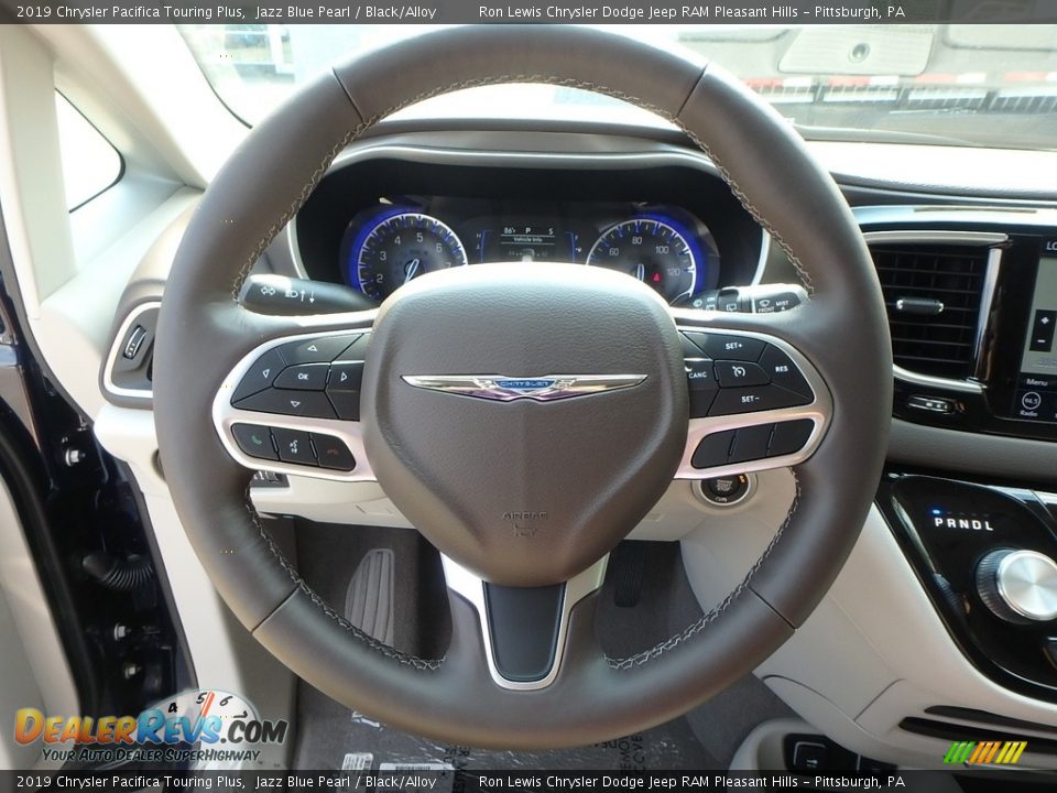 2019 Chrysler Pacifica Touring Plus Jazz Blue Pearl / Black/Alloy Photo #19