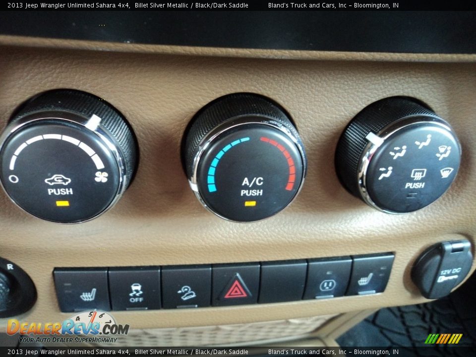 2013 Jeep Wrangler Unlimited Sahara 4x4 Billet Silver Metallic / Black/Dark Saddle Photo #22
