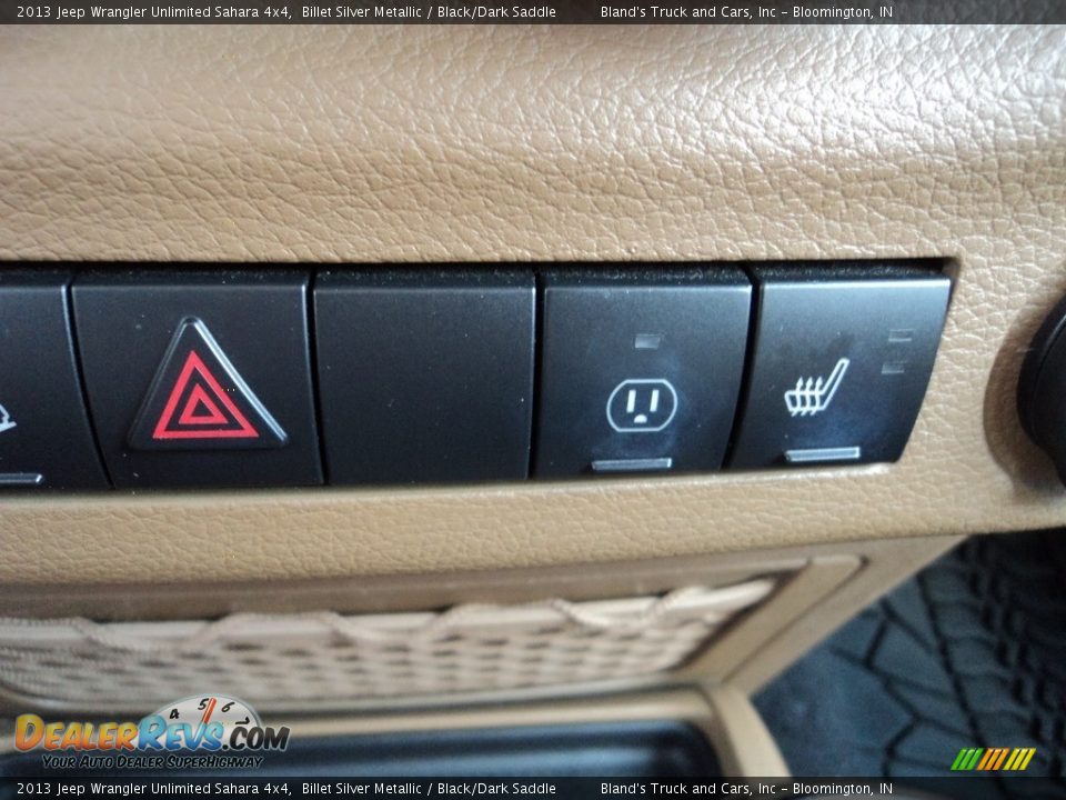 2013 Jeep Wrangler Unlimited Sahara 4x4 Billet Silver Metallic / Black/Dark Saddle Photo #25
