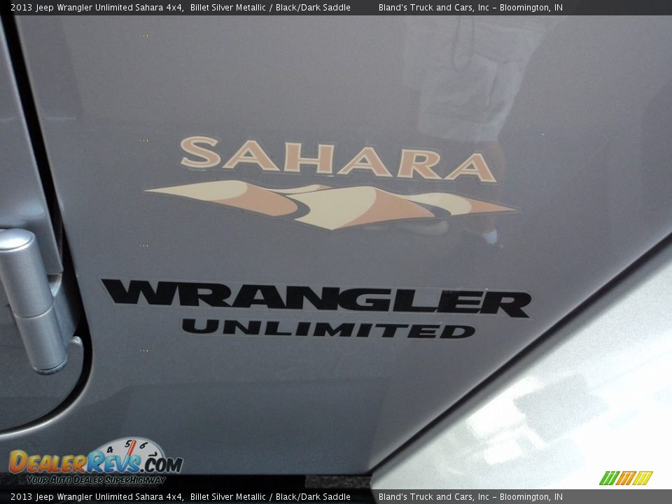 2013 Jeep Wrangler Unlimited Sahara 4x4 Billet Silver Metallic / Black/Dark Saddle Photo #31