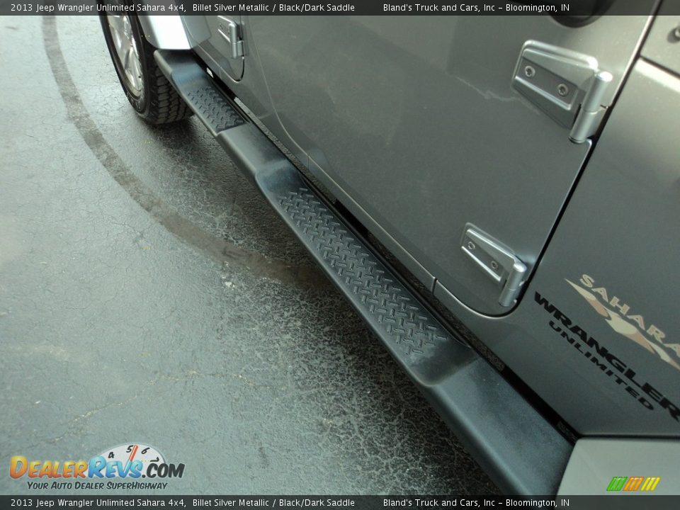 2013 Jeep Wrangler Unlimited Sahara 4x4 Billet Silver Metallic / Black/Dark Saddle Photo #32