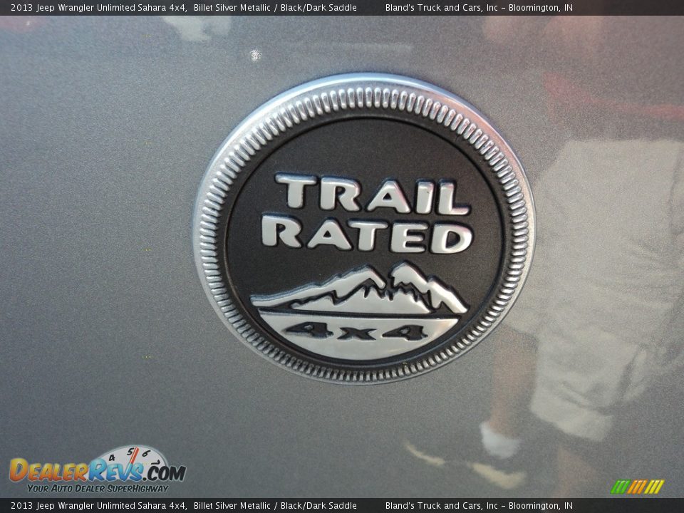 2013 Jeep Wrangler Unlimited Sahara 4x4 Billet Silver Metallic / Black/Dark Saddle Photo #35