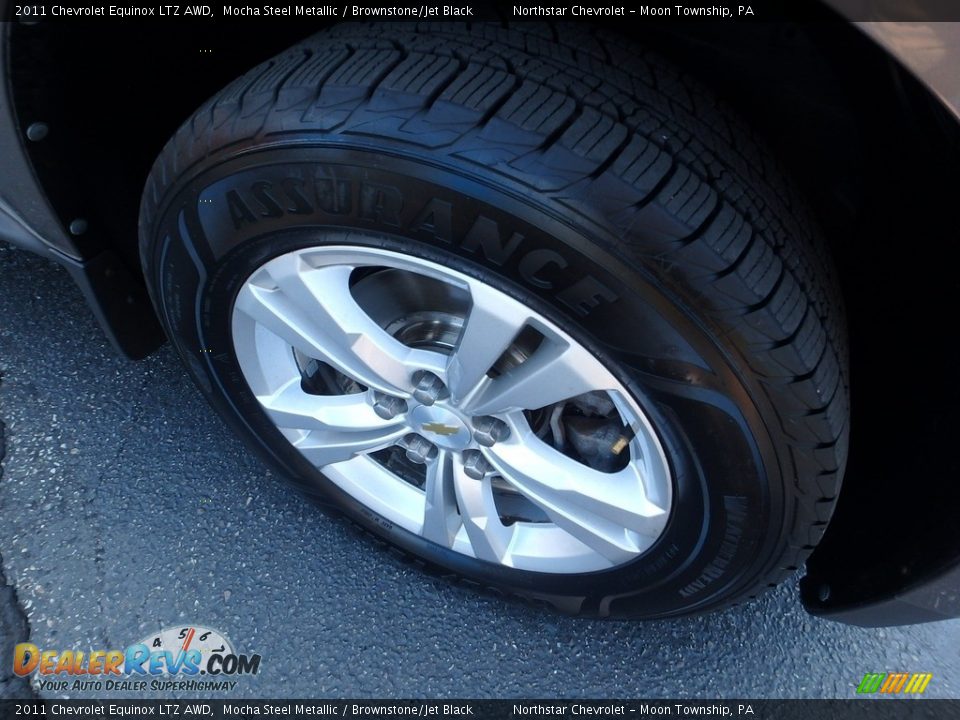 2011 Chevrolet Equinox LTZ AWD Mocha Steel Metallic / Brownstone/Jet Black Photo #14