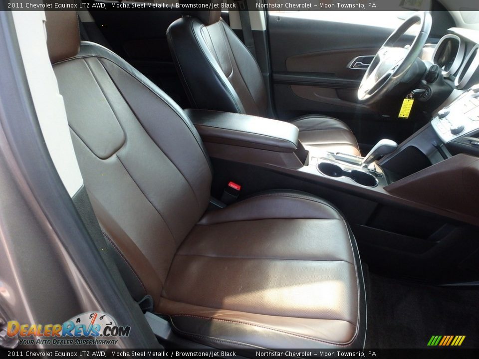2011 Chevrolet Equinox LTZ AWD Mocha Steel Metallic / Brownstone/Jet Black Photo #15
