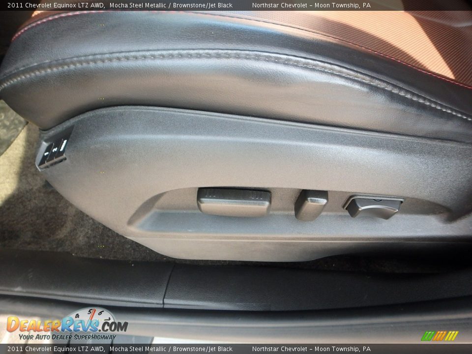 2011 Chevrolet Equinox LTZ AWD Mocha Steel Metallic / Brownstone/Jet Black Photo #25