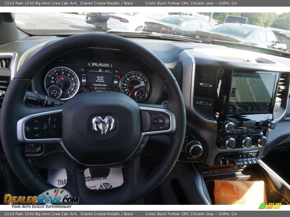 2019 Ram 1500 Big Horn Crew Cab 4x4 Granite Crystal Metallic / Black Photo #5