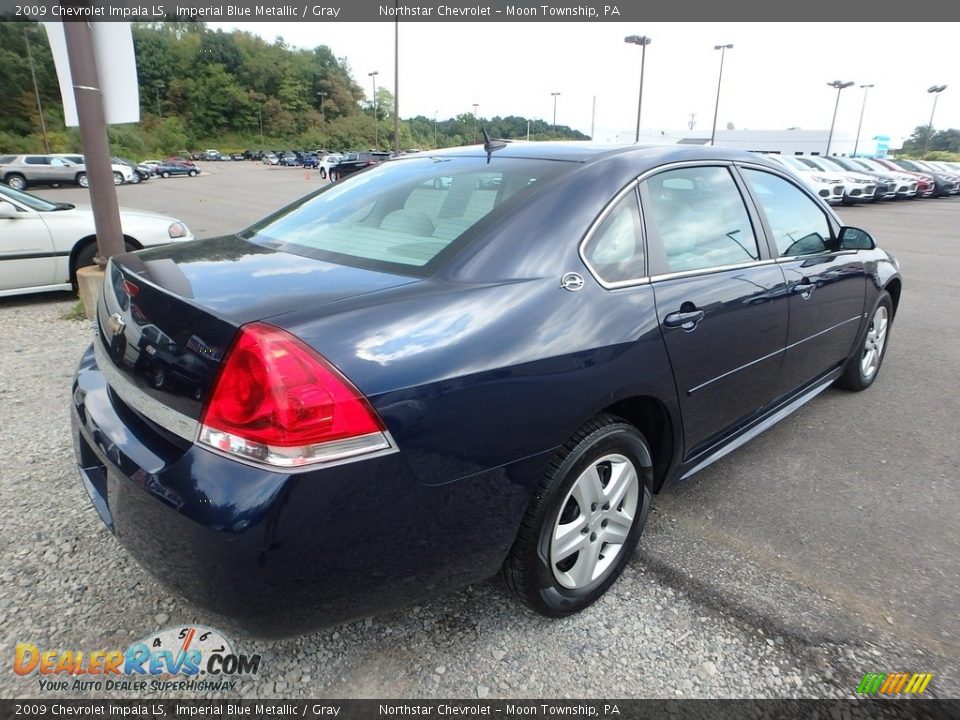 2009 Chevrolet Impala LS Imperial Blue Metallic / Gray Photo #4