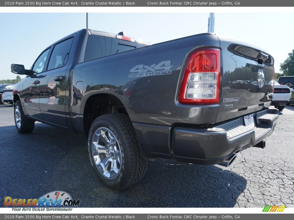 2019 Ram 1500 Big Horn Crew Cab 4x4 Granite Crystal Metallic / Black Photo #16
