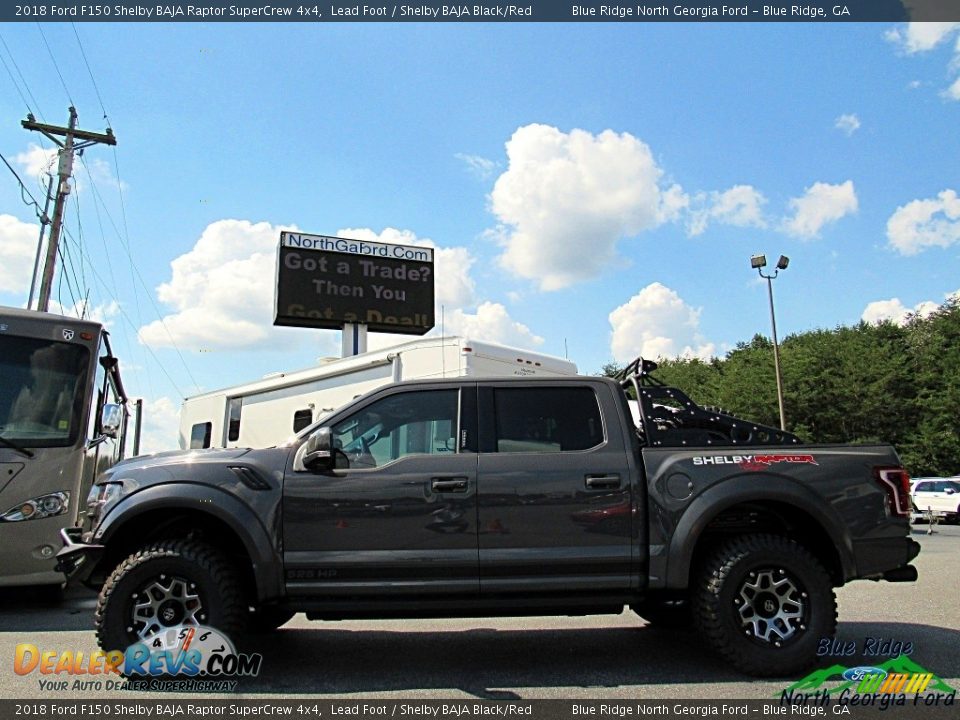 2018 Ford F150 Shelby BAJA Raptor SuperCrew 4x4 Lead Foot / Shelby BAJA Black/Red Photo #2