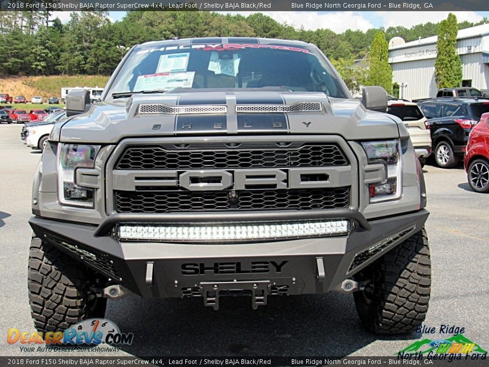 2018 Ford F150 Shelby BAJA Raptor SuperCrew 4x4 Lead Foot / Shelby BAJA Black/Red Photo #4