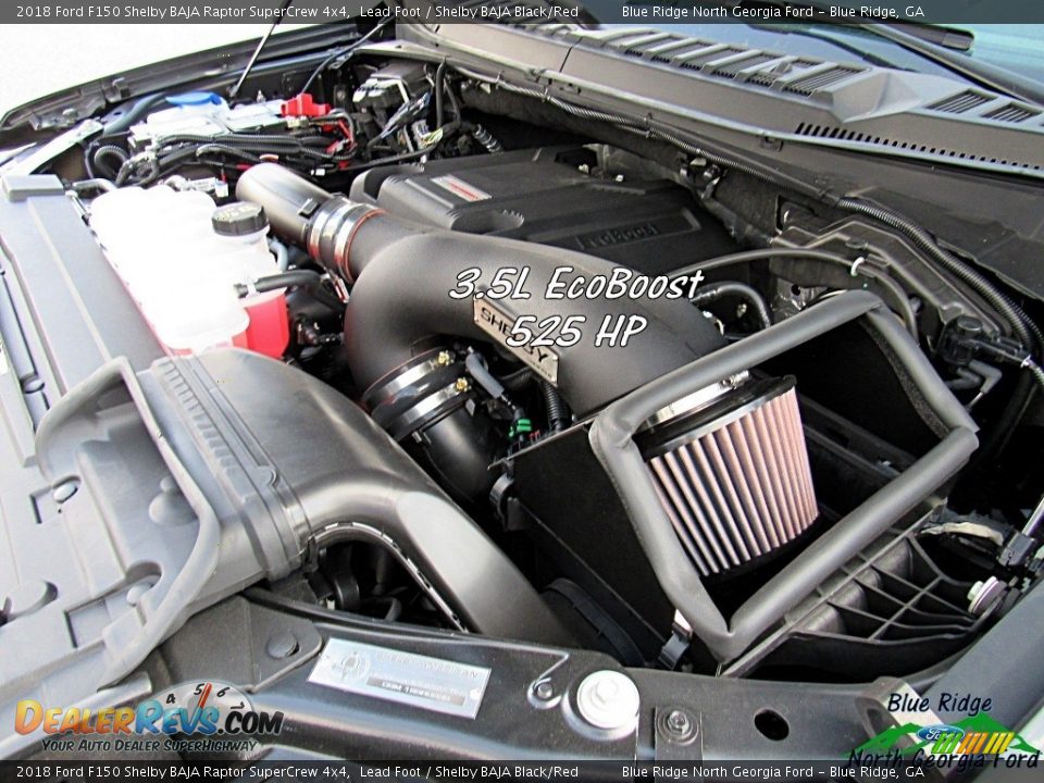 2018 Ford F150 Shelby BAJA Raptor SuperCrew 4x4 Lead Foot / Shelby BAJA Black/Red Photo #10