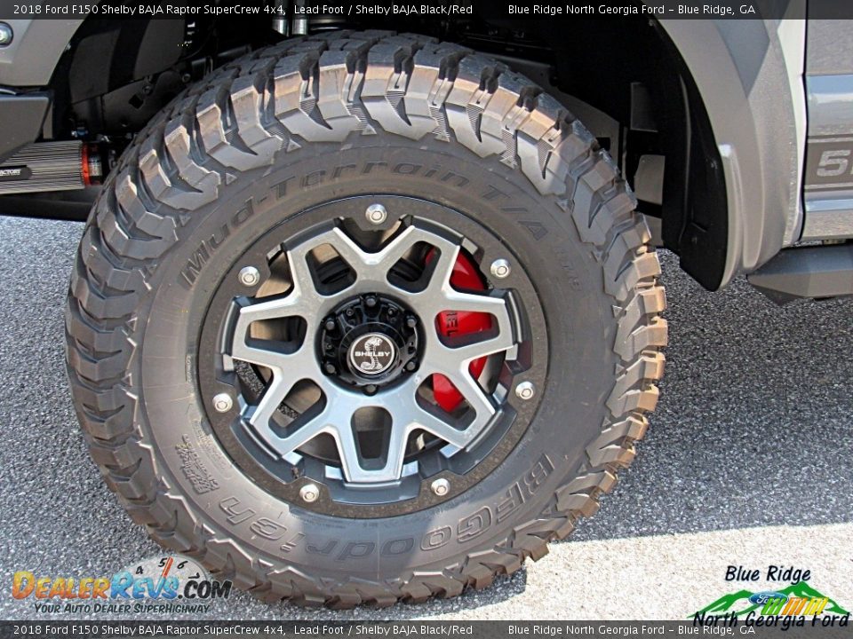 2018 Ford F150 Shelby BAJA Raptor SuperCrew 4x4 Lead Foot / Shelby BAJA Black/Red Photo #11