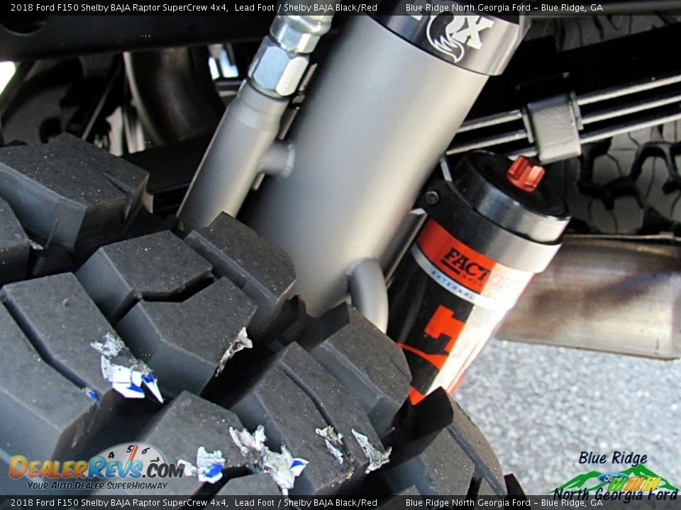 2018 Ford F150 Shelby BAJA Raptor SuperCrew 4x4 Lead Foot / Shelby BAJA Black/Red Photo #13
