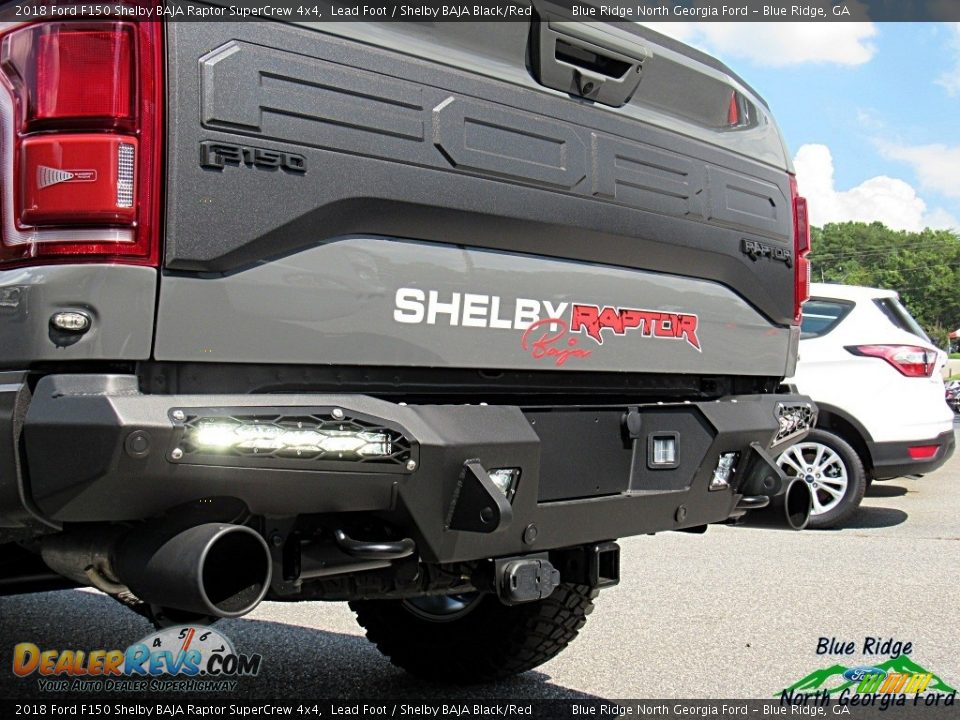 2018 Ford F150 Shelby BAJA Raptor SuperCrew 4x4 Lead Foot / Shelby BAJA Black/Red Photo #14