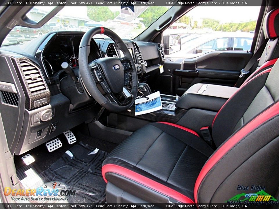 2018 Ford F150 Shelby BAJA Raptor SuperCrew 4x4 Lead Foot / Shelby BAJA Black/Red Photo #19