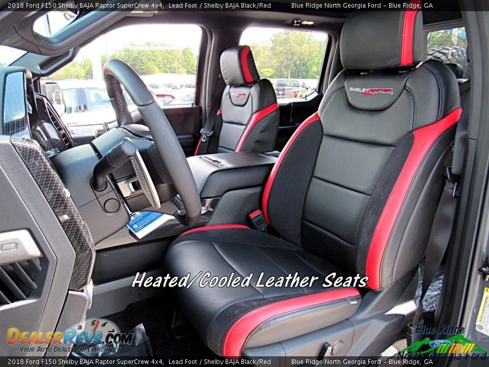 2018 Ford F150 Shelby BAJA Raptor SuperCrew 4x4 Lead Foot / Shelby BAJA Black/Red Photo #20
