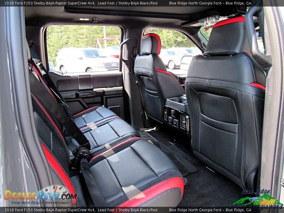 2018 Ford F150 Shelby BAJA Raptor SuperCrew 4x4 Lead Foot / Shelby BAJA Black/Red Photo #23