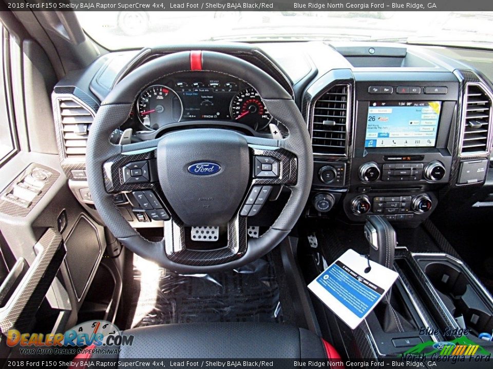 2018 Ford F150 Shelby BAJA Raptor SuperCrew 4x4 Lead Foot / Shelby BAJA Black/Red Photo #26