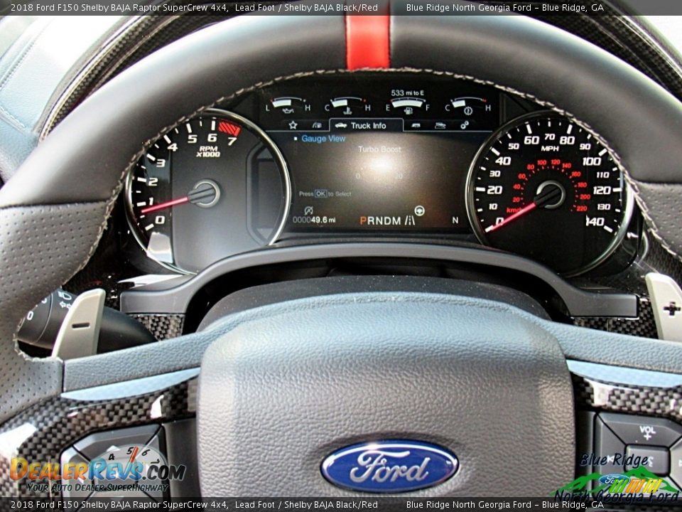 2018 Ford F150 Shelby BAJA Raptor SuperCrew 4x4 Lead Foot / Shelby BAJA Black/Red Photo #29
