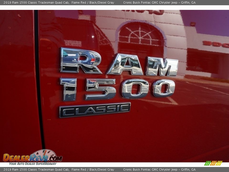 2019 Ram 1500 Classic Tradesman Quad Cab Flame Red / Black/Diesel Gray Photo #7