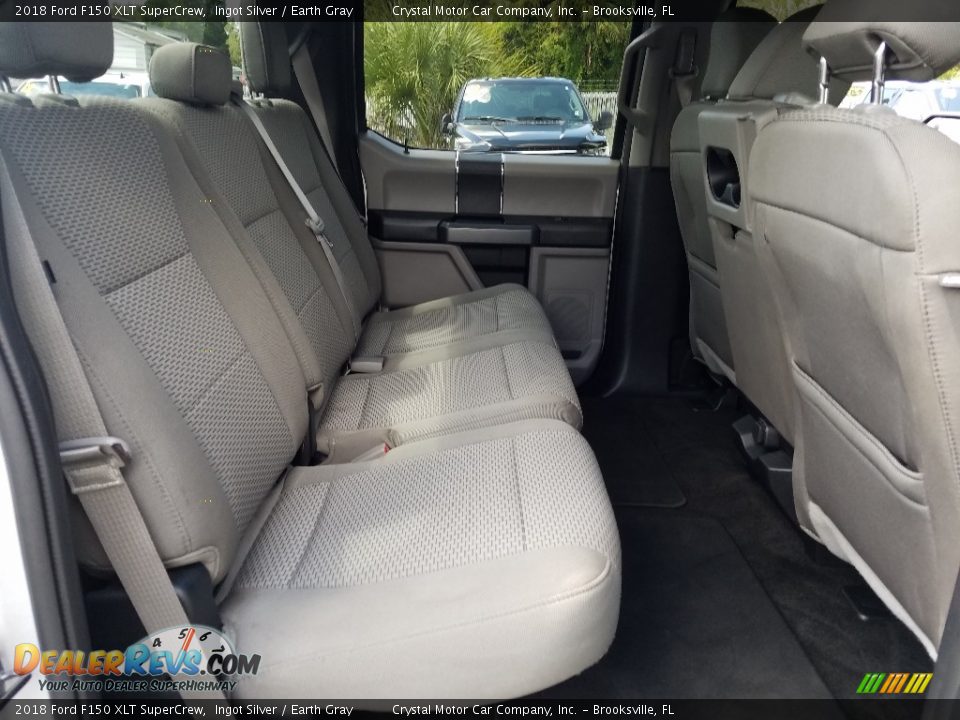 2018 Ford F150 XLT SuperCrew Ingot Silver / Earth Gray Photo #11
