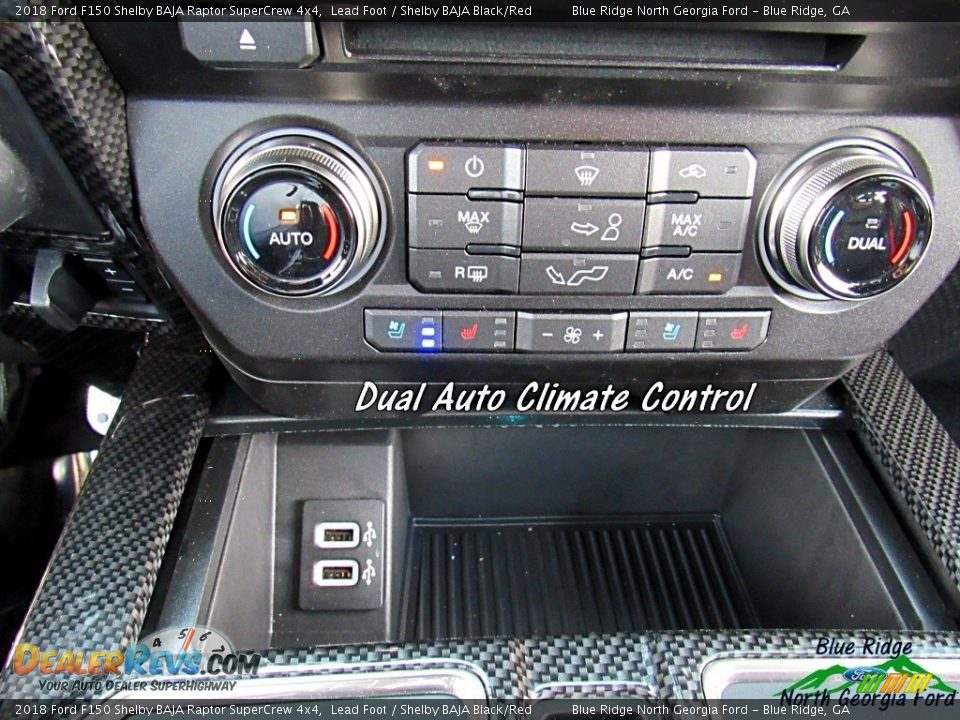 2018 Ford F150 Shelby BAJA Raptor SuperCrew 4x4 Lead Foot / Shelby BAJA Black/Red Photo #34