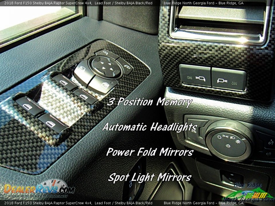 2018 Ford F150 Shelby BAJA Raptor SuperCrew 4x4 Lead Foot / Shelby BAJA Black/Red Photo #36