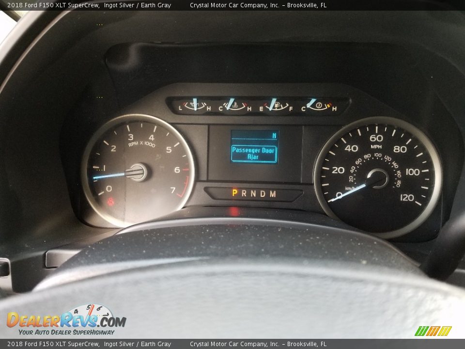 2018 Ford F150 XLT SuperCrew Ingot Silver / Earth Gray Photo #14