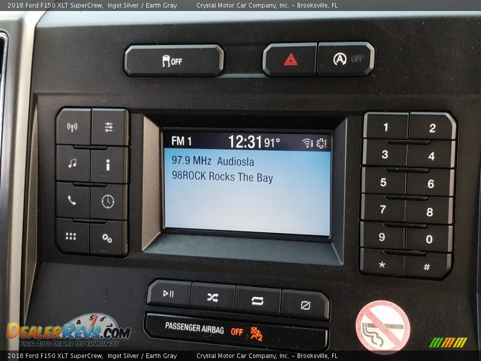 2018 Ford F150 XLT SuperCrew Ingot Silver / Earth Gray Photo #15