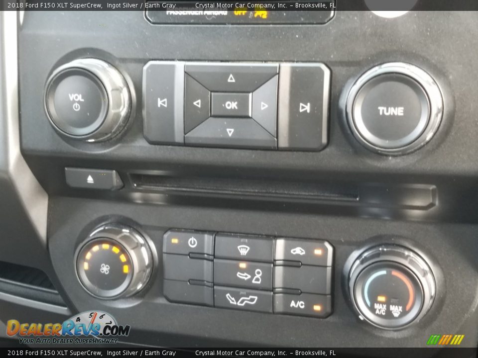 2018 Ford F150 XLT SuperCrew Ingot Silver / Earth Gray Photo #16