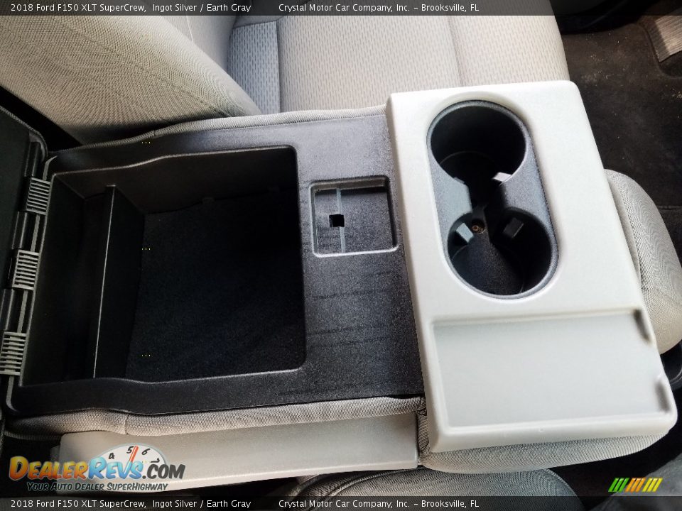 2018 Ford F150 XLT SuperCrew Ingot Silver / Earth Gray Photo #18