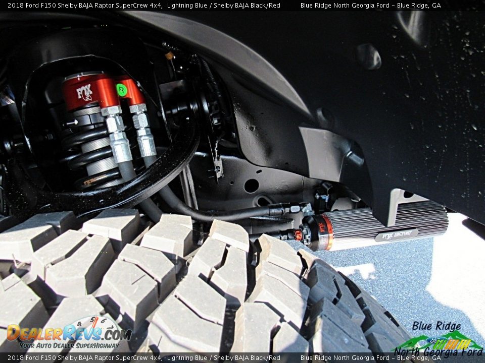 2018 Ford F150 Shelby BAJA Raptor SuperCrew 4x4 Lightning Blue / Shelby BAJA Black/Red Photo #9