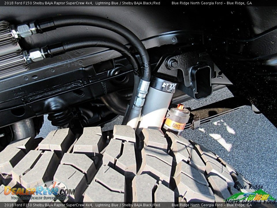 2018 Ford F150 Shelby BAJA Raptor SuperCrew 4x4 Lightning Blue / Shelby BAJA Black/Red Photo #10