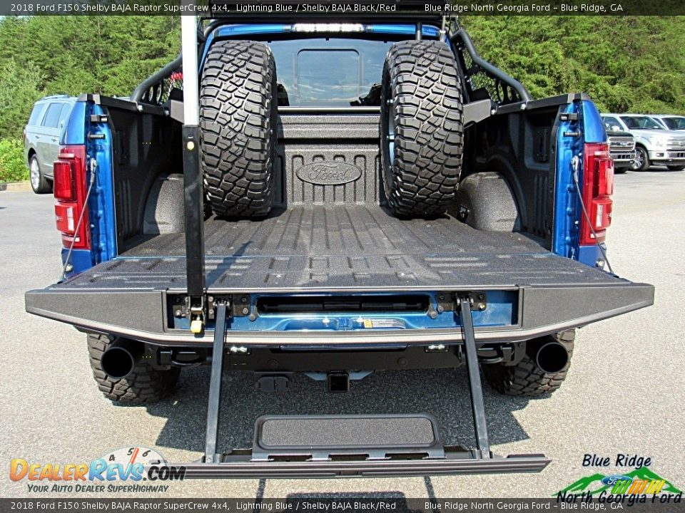 2018 Ford F150 Shelby BAJA Raptor SuperCrew 4x4 Lightning Blue / Shelby BAJA Black/Red Photo #16