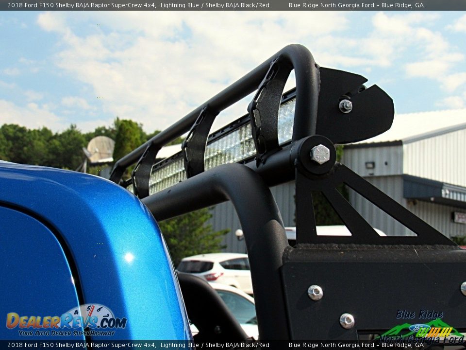 2018 Ford F150 Shelby BAJA Raptor SuperCrew 4x4 Lightning Blue / Shelby BAJA Black/Red Photo #18