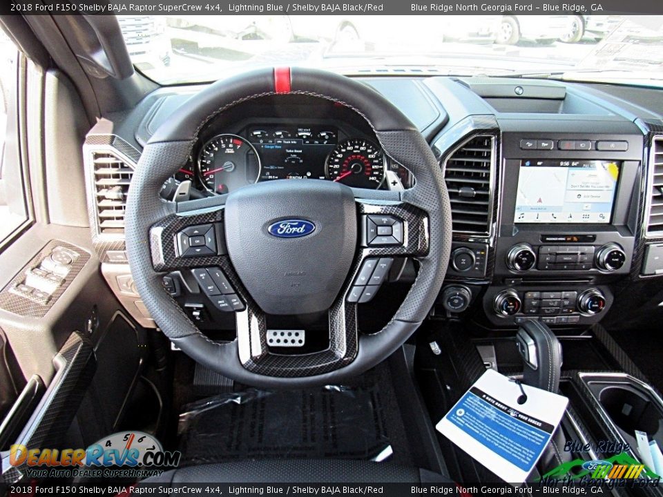 2018 Ford F150 Shelby BAJA Raptor SuperCrew 4x4 Lightning Blue / Shelby BAJA Black/Red Photo #20