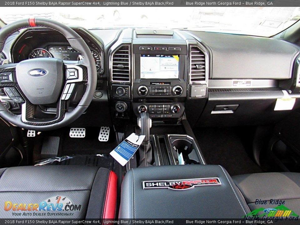 2018 Ford F150 Shelby BAJA Raptor SuperCrew 4x4 Lightning Blue / Shelby BAJA Black/Red Photo #21