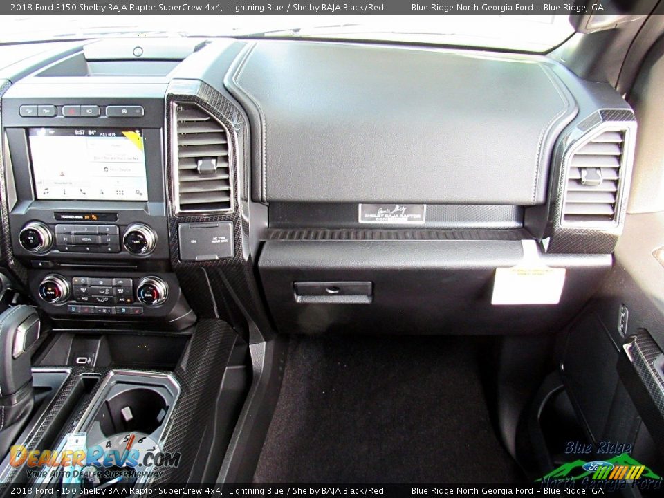2018 Ford F150 Shelby BAJA Raptor SuperCrew 4x4 Lightning Blue / Shelby BAJA Black/Red Photo #22