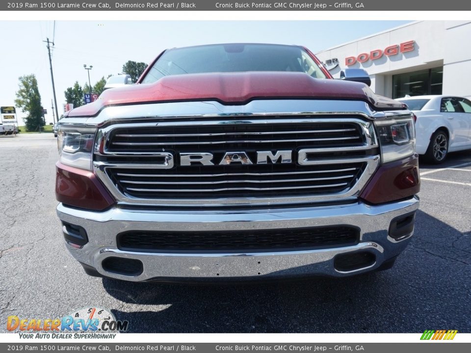 2019 Ram 1500 Laramie Crew Cab Delmonico Red Pearl / Black Photo #2