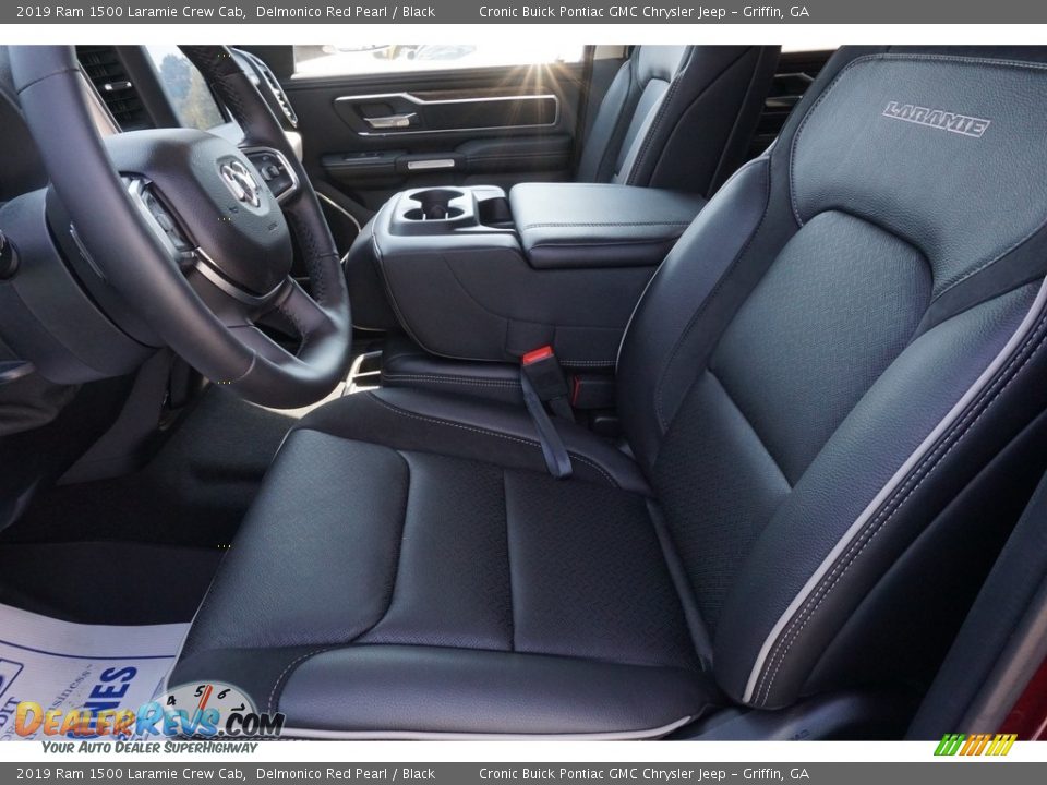 2019 Ram 1500 Laramie Crew Cab Delmonico Red Pearl / Black Photo #4