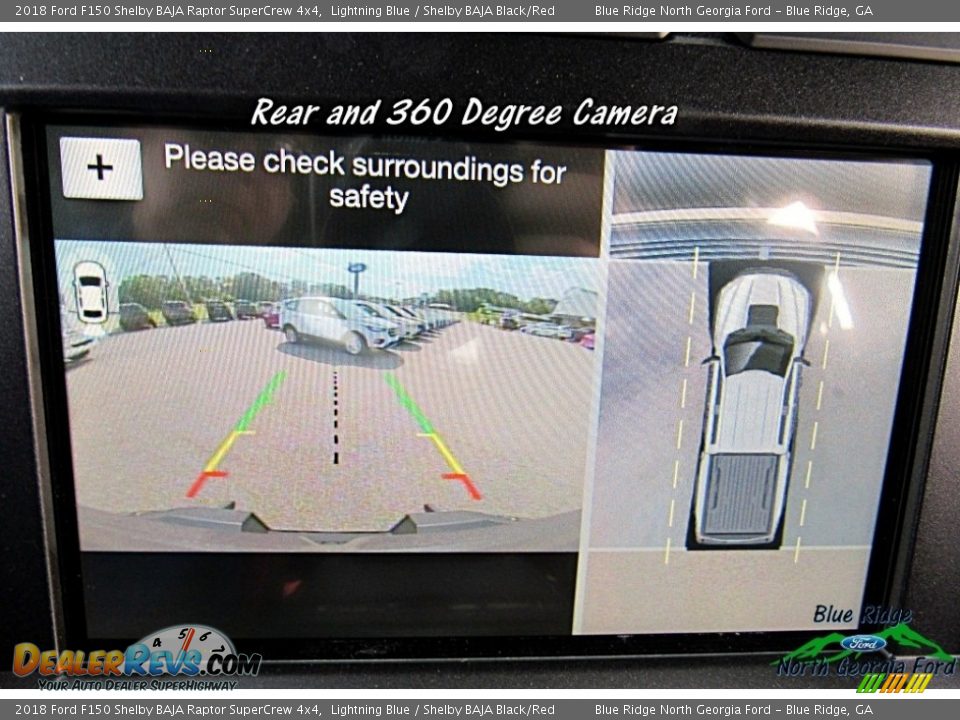 2018 Ford F150 Shelby BAJA Raptor SuperCrew 4x4 Lightning Blue / Shelby BAJA Black/Red Photo #27