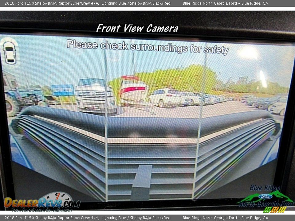 2018 Ford F150 Shelby BAJA Raptor SuperCrew 4x4 Lightning Blue / Shelby BAJA Black/Red Photo #28