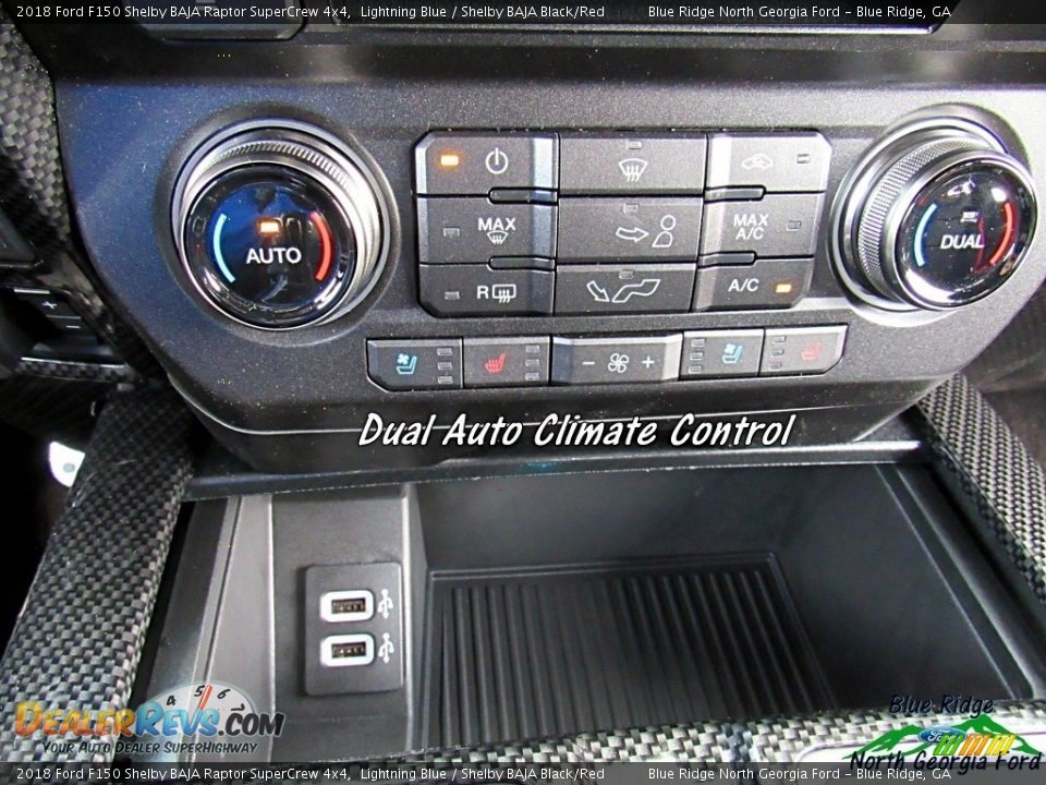 2018 Ford F150 Shelby BAJA Raptor SuperCrew 4x4 Lightning Blue / Shelby BAJA Black/Red Photo #29
