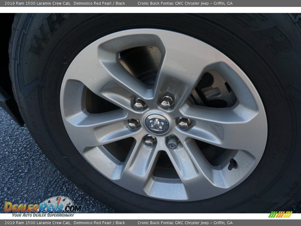 2019 Ram 1500 Laramie Crew Cab Delmonico Red Pearl / Black Photo #8