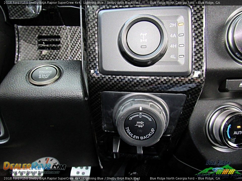 2018 Ford F150 Shelby BAJA Raptor SuperCrew 4x4 Lightning Blue / Shelby BAJA Black/Red Photo #30
