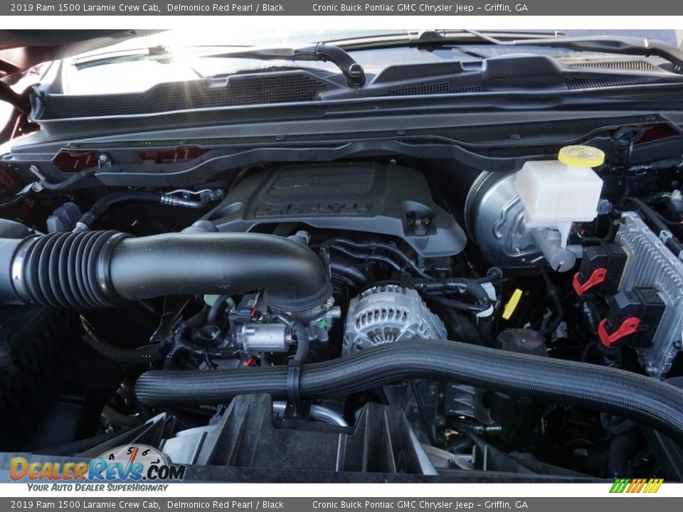 2019 Ram 1500 Laramie Crew Cab Delmonico Red Pearl / Black Photo #9