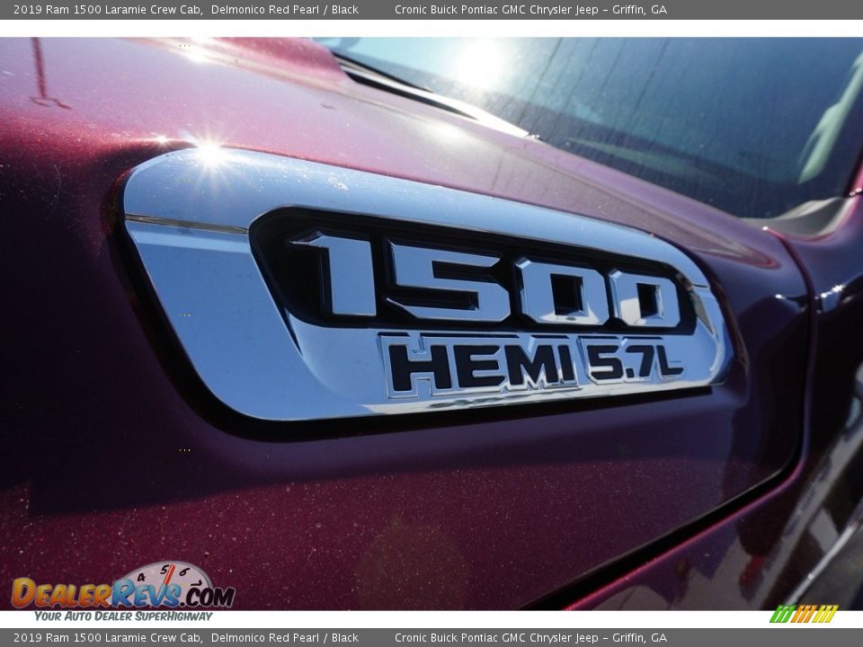 2019 Ram 1500 Laramie Crew Cab Delmonico Red Pearl / Black Photo #10