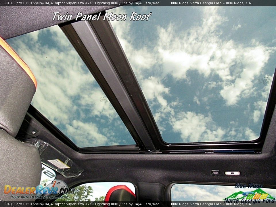 2018 Ford F150 Shelby BAJA Raptor SuperCrew 4x4 Lightning Blue / Shelby BAJA Black/Red Photo #32